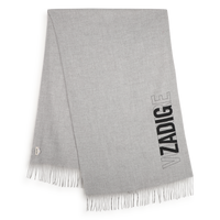 Echarpe gris chine acier fille Zadig&Voltaire H26