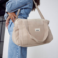 Sac à langer Middle - "Effet lin" - Bebel