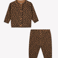 Ensemble Toudou léopard babygirl Bonton H26