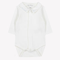 Body Bleu ciel coton col pointu babyboy Tartine et Chocolat H26