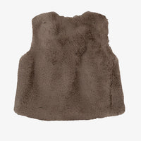 Gilet imitation fourrure beige moyen babygirl Tartine et Chocolat H26