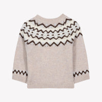 Pull Moka laine jacquard babyboy Tartine et Chocolat H26