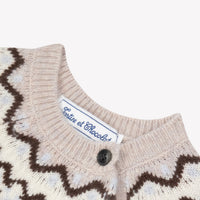 Pull Moka laine jacquard babyboy Tartine et Chocolat H26