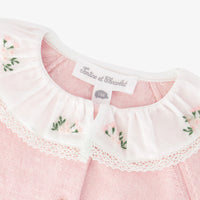 Combinaison en coton rosée babygirl Tartine et Chocolat H26