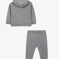 Ensemble de jogging en laine gris chiné babygirl Tartine et Chocolat H26