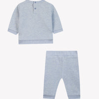 Ensemble jogging bleu horizon coton babyboy Tartine et Chocolat H26