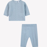 Ensemble en laine bleu grisé babyboy Tartine et Chocolat H26