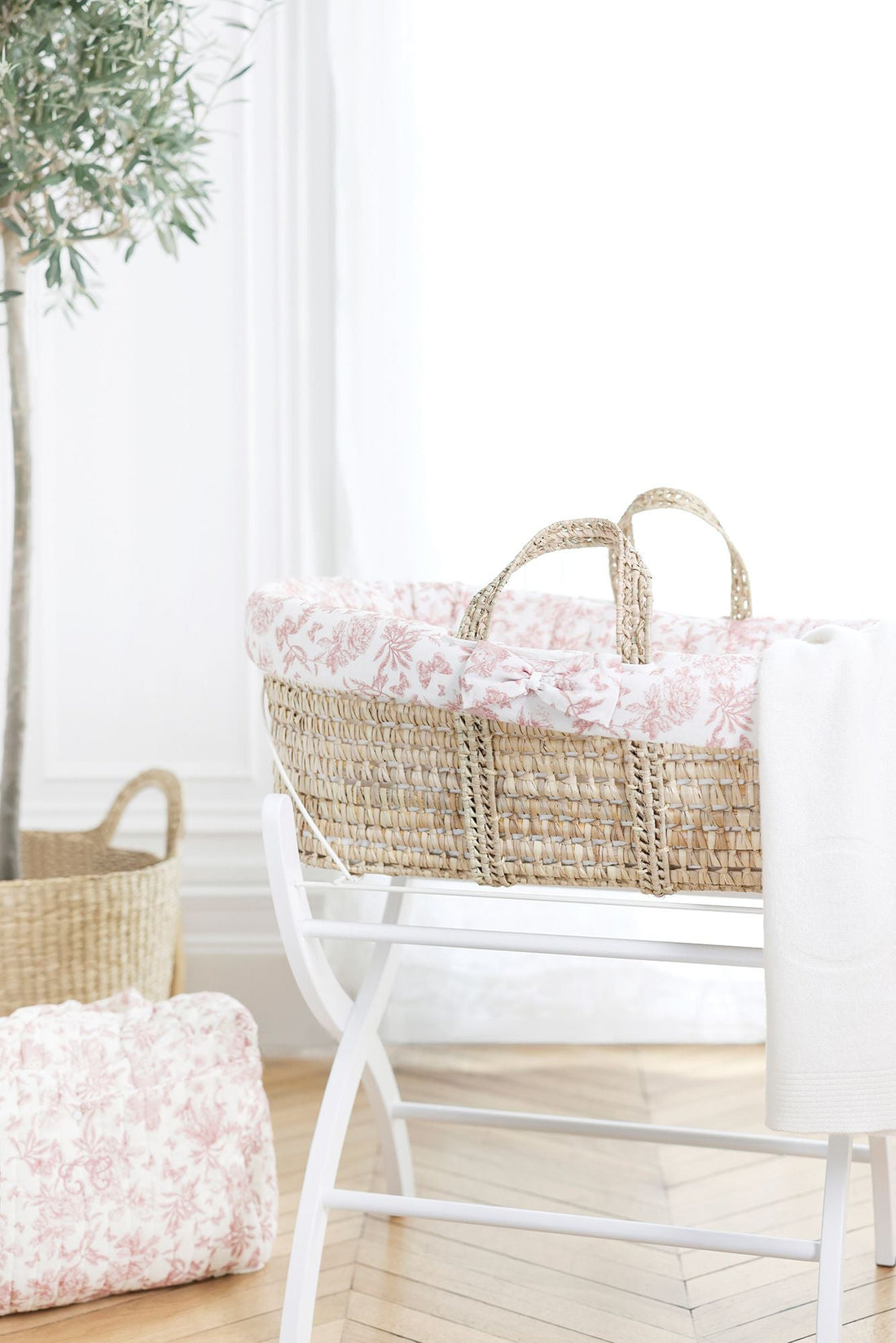 Couffin Toile de jouy Tartine et Chocolat