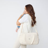 Sac à langer Middle - "Effet lin" - Bebel