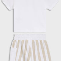 Ensemble tee-shirt et short babyboy Boss E26