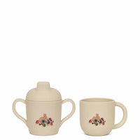 Lot de 2 tasses d'apprentissage - lapin - Konges Slojd