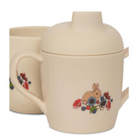 Lot de 2 tasses d'apprentissage - lapin - Konges Slojd