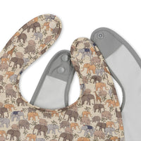 Lot de 2 bavoirs repas safari - Konges Slojd