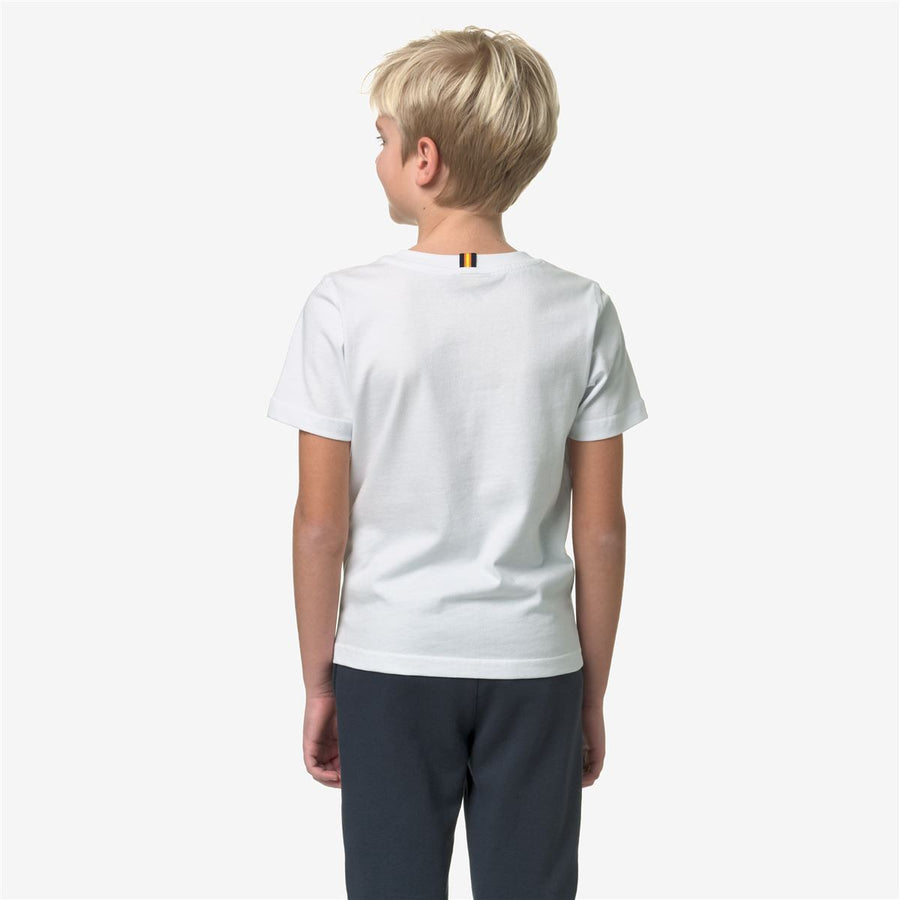 Tee-shirt Odom blanc garçon K-Way