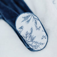 Pyjama bleu en velours unisexe Tartine et Chocolat
