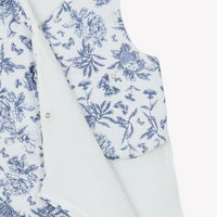 Gigoteuse Toile de Jouy Bleu Tartine et Chocolat