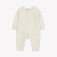 Combinaison longue écru 100% cachemire unisexe Tartine et chocolat H25