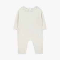 Combinaison longue Ecru col dentelle babygirl Tartine et chocolat H25