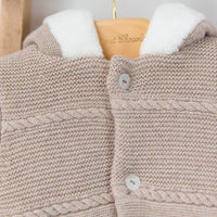 Pilote greige chiné fourré unisexe Tartine et Chocolat H25