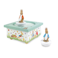 Boite à musique dancing Peter rabbit potager Trousselier