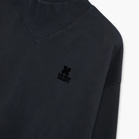 Sweat-shirt Moonless Night Black mixte The New Society H26