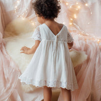 Robe Manon Ivoire - fille - babygirl Les petits Inclassables