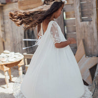 Robe Thelma Ivoire - fille - Les petits Inclassables