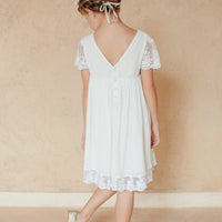 Robe Manon Ivoire - fille - babygirl Les petits Inclassables