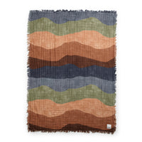 Couverture en coton froissé -Sunset-Elodie Details