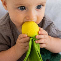 Mini doudou de dentition John Lemon Oli & Carol