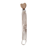 Attache-sucette en crochet Cream Patti Oslo