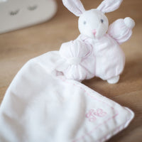 Doudou Augustin le lapin 1977 rose Tartine et Chocolat