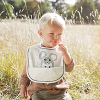 Bavoir repas Forest mouse Max- Elodie Details