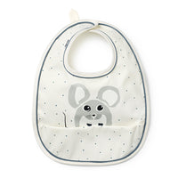 Bavoir repas forest Mouse Elodie details