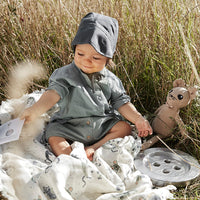 Couverture en coton froissé Forest Mouse - Elodie Details