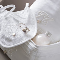 Cape de bain Monogramme blanc Tartine et Chocolat