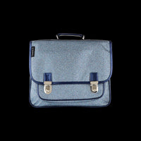 Cartable Moyen Paillettes bleu marine Caramel & Cie