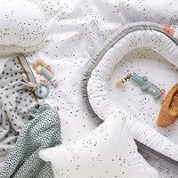 Doudou Attache-sucette le croco bleu Done by Deer