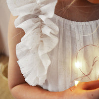 Robe Scarlett Blanche - fille -babygirl -Les petits Inclassables