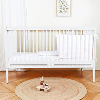 Lit Gustavienne et son matelas Blanc Tartine et Chocolat