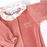 Pyjama rose moyen en velours babygirl Tartine et Chocolat
