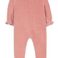 Pyjama rose moyen en velours babygirl Tartine et Chocolat