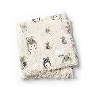 Couverture en coton froissé Forest Mouse - Elodie Details