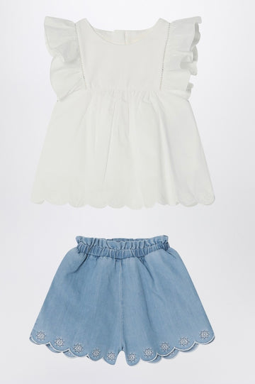 Ensemble tunique et short babygirl Chloé E25