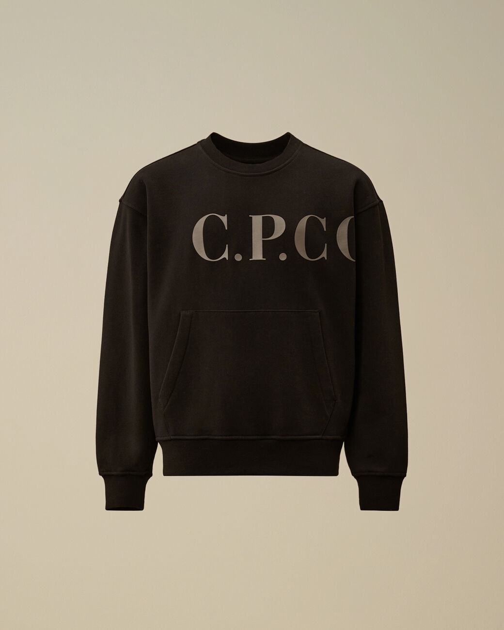 Sweat à col rond noir Garcon CP Company H25