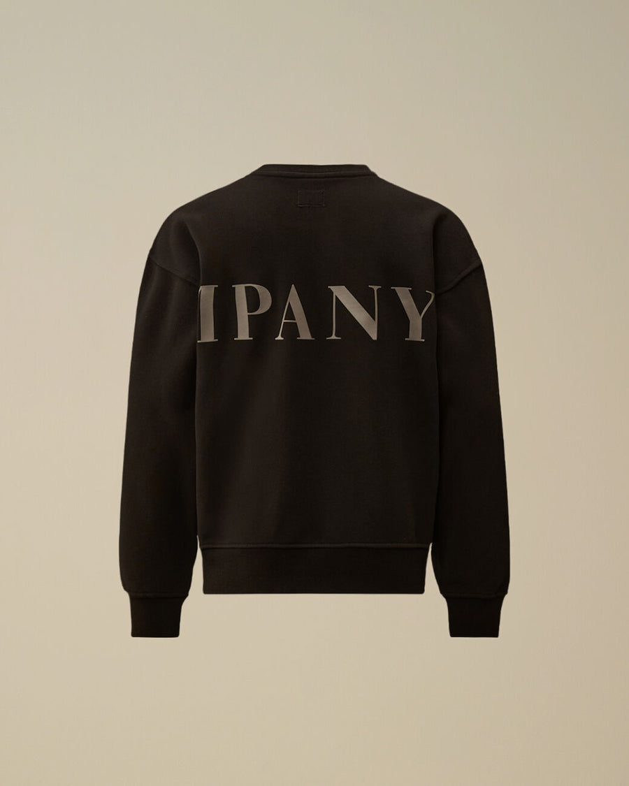 Sweat à col rond noir Garcon CP Company H25
