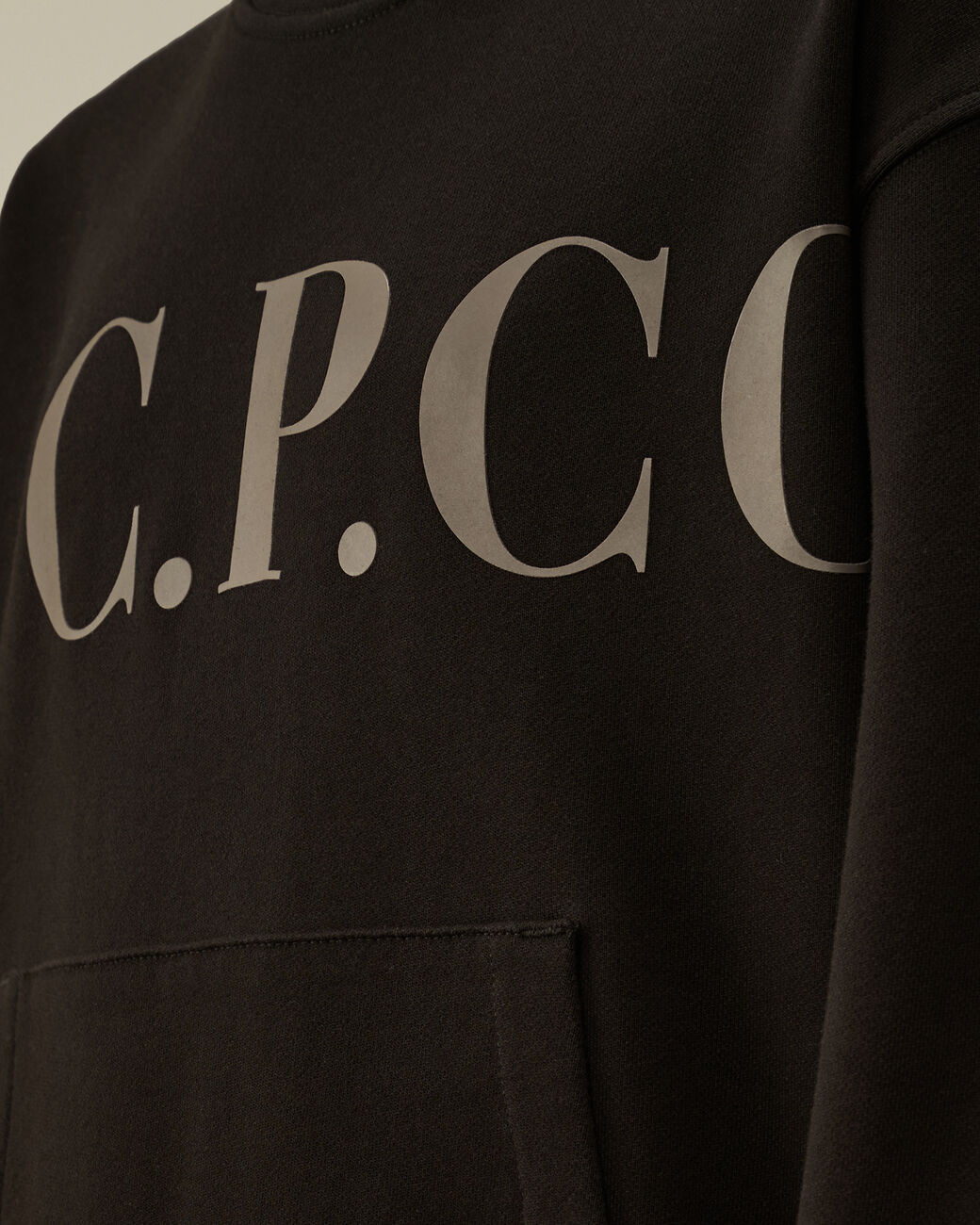 Sweat à col rond noir Garcon CP Company H25