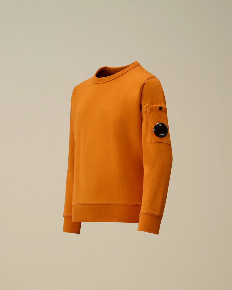 Sweat à col rond orange Garcon CP Company H25