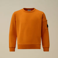 Sweat à col rond orange Garcon CP Company H25