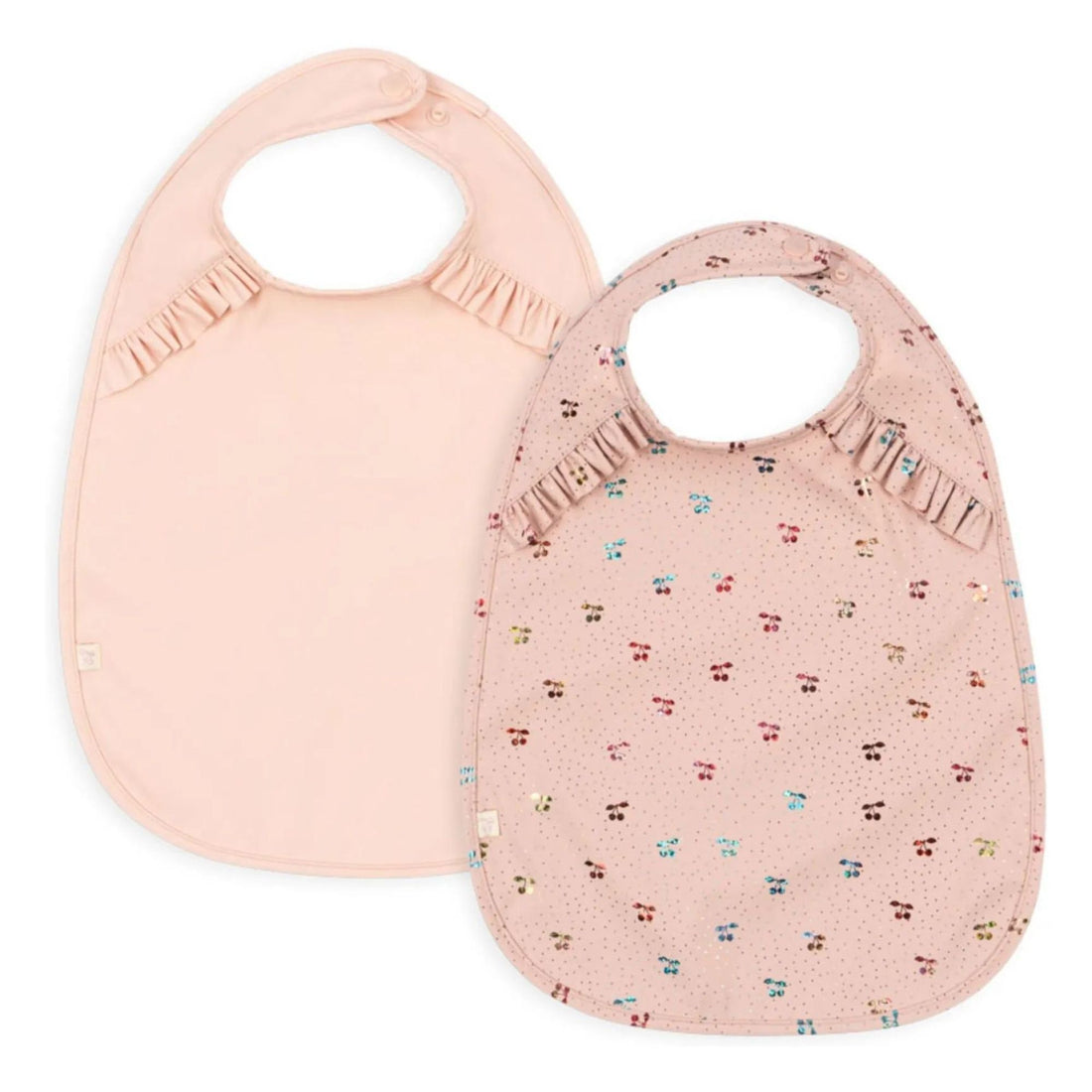 Lot de 2 bavoirs repas cerises - Konges Slojd